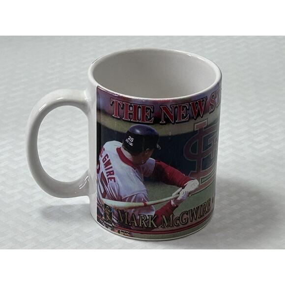 VTG. 1998 St. Louis Cardinals Mark McGuire 70 Home Runs Coffee Mug Mlb - Picture 12 of 12